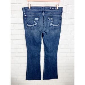 Rock & Republic Roth Low Rise Bootcut Jeans Blue‎ Stretch Denim Size 30